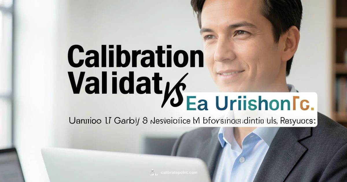 Calibration vs Validation - Calibrate Point