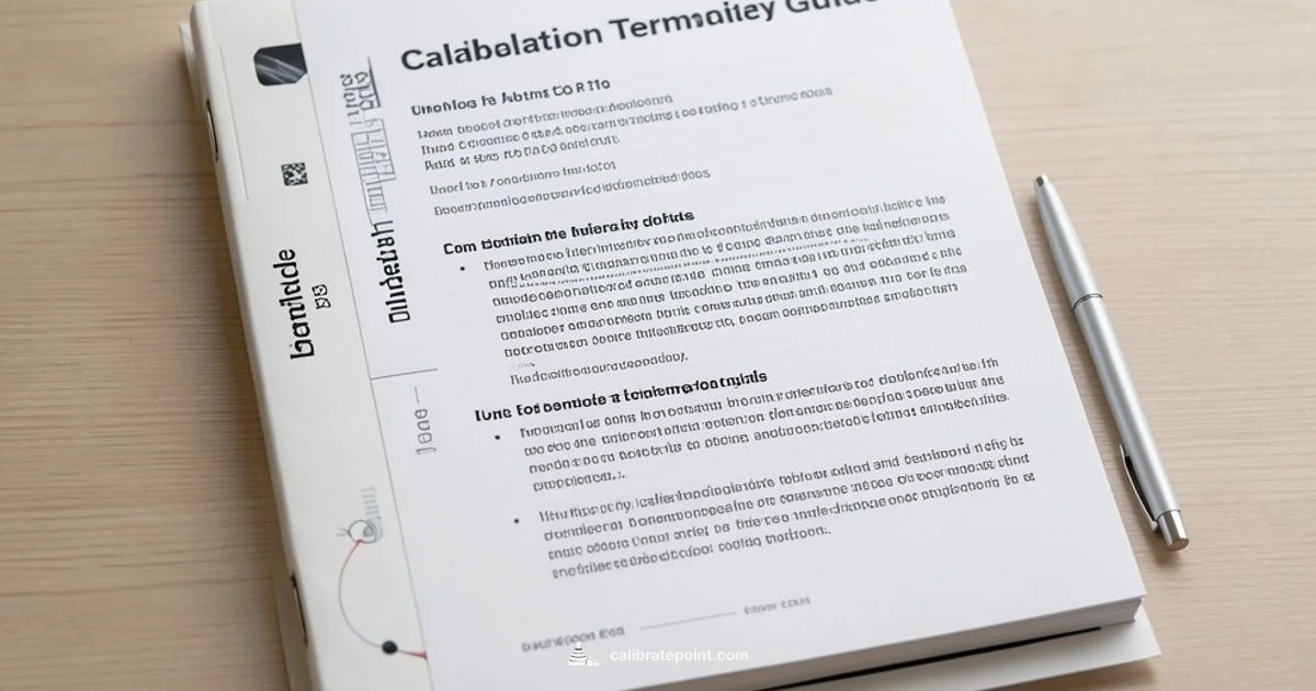 Calibration Terms - Calibrate Point