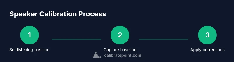 Process diagram of speaker calibration steps