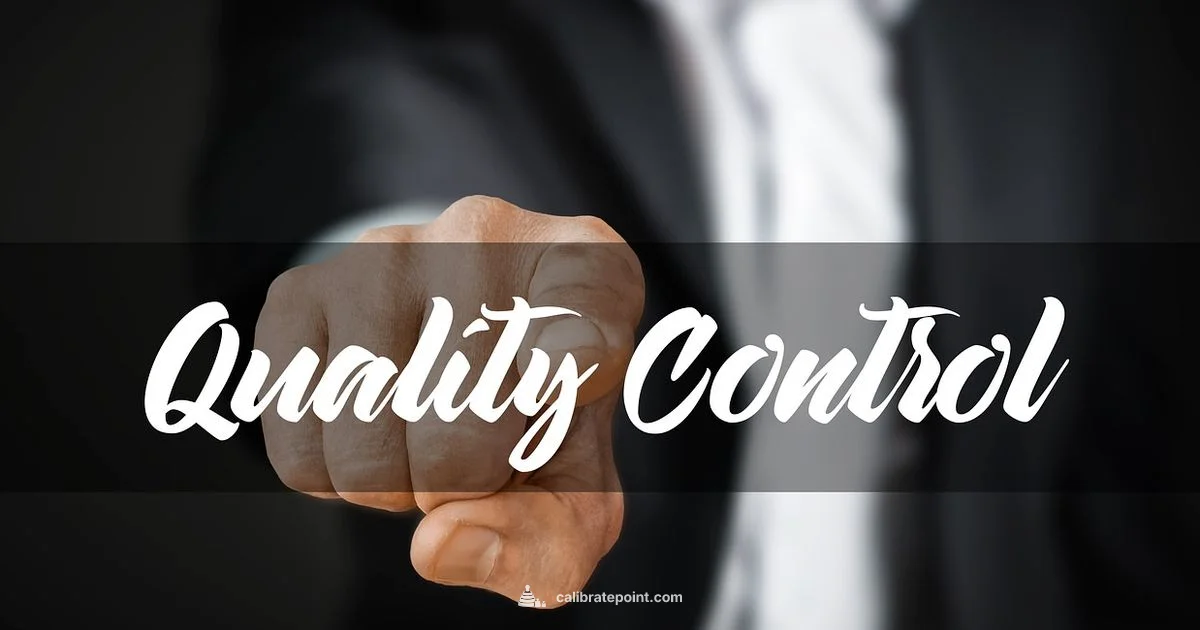 Calibration vs QC - Calibrate Point