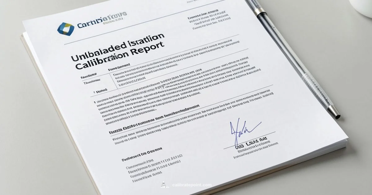 Calibration Report Essentials Calibration Report Essentials - Calibrate Point