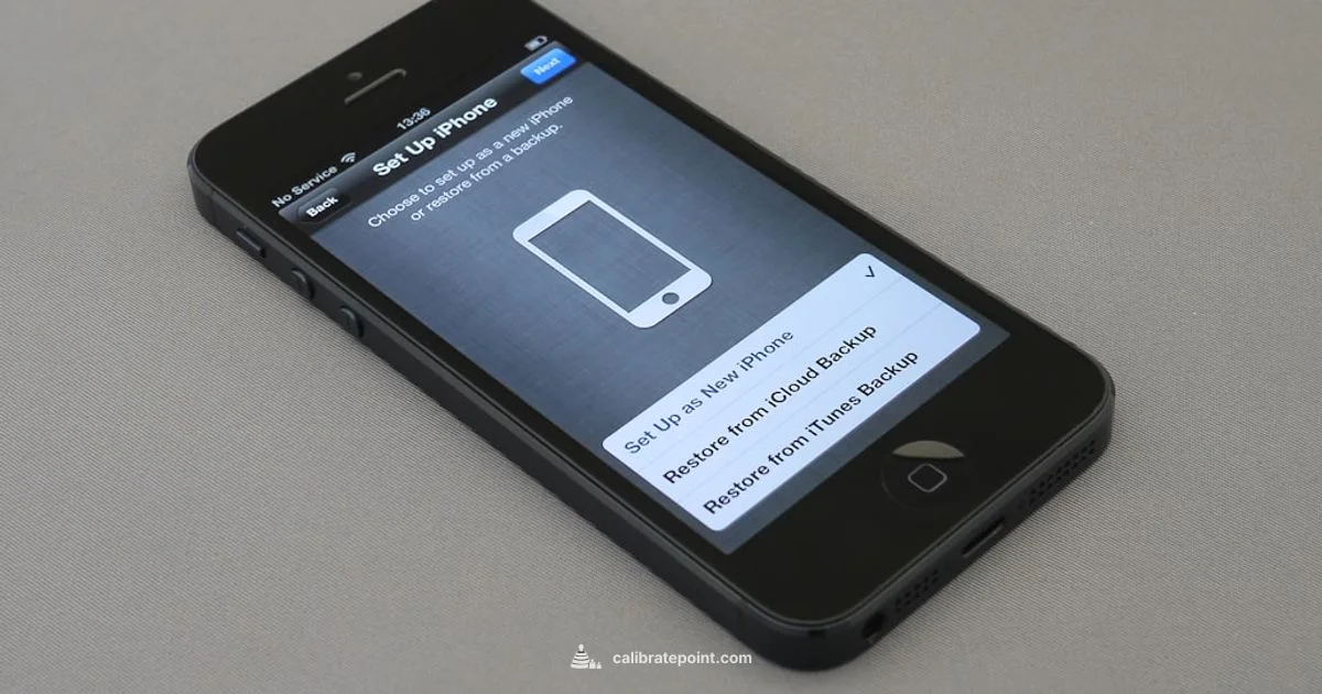 iPhone Monitor Calibration iPhone Monitor Calibration - Calibrate Point
