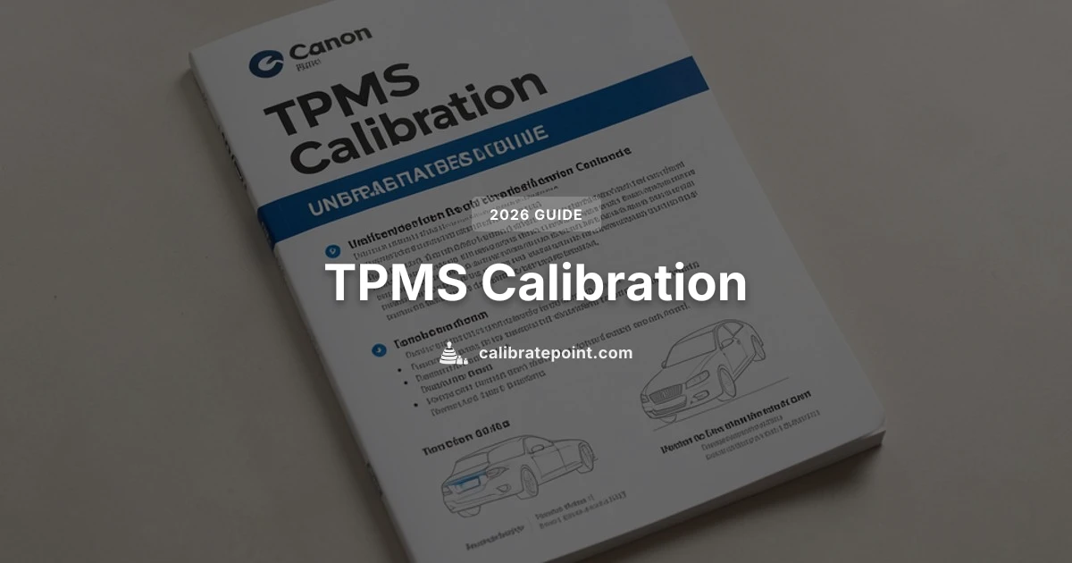 What Does Calibrate TPMS Mean? A Practical Guide