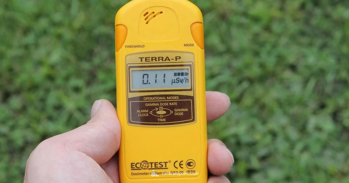 Alpha Emitter Calibration - Calibrate Point