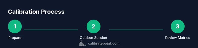 Process diagram of Apple Watch calibration steps