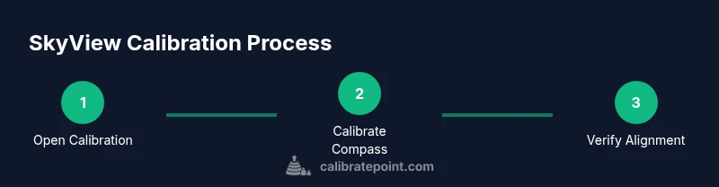 Process flow for SkyView app calibration