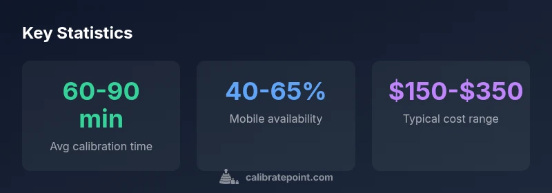 Key statistics about windshield calibration services