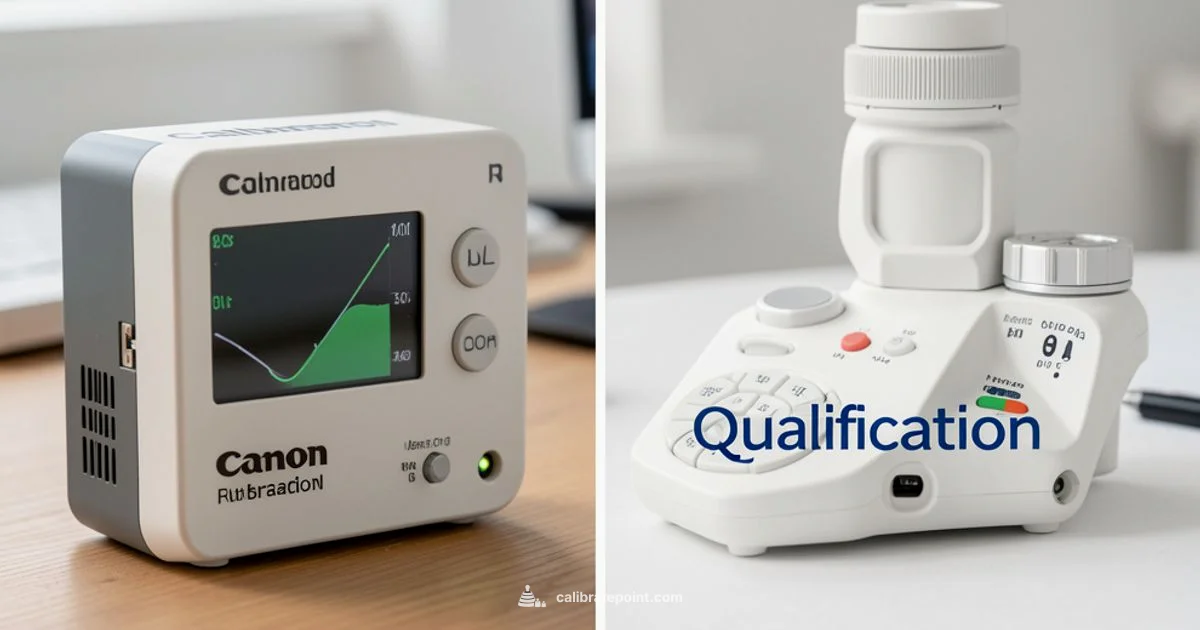 Calibration vs Qualification - Calibrate Point