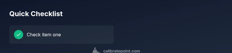 Checklist for TPMS calibration troubleshooting