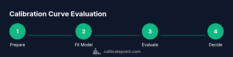 Process flow diagram for evaluating calibration curve acceptability