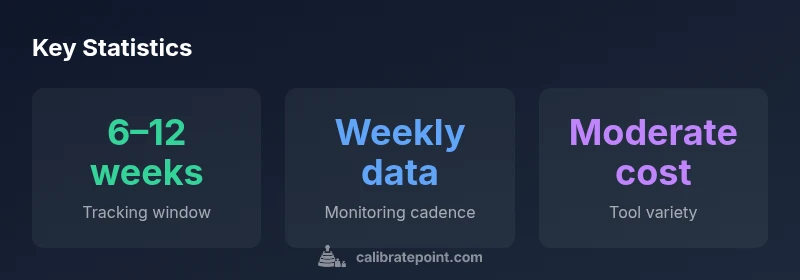 Infographic showing calibration milestones for weight loss
