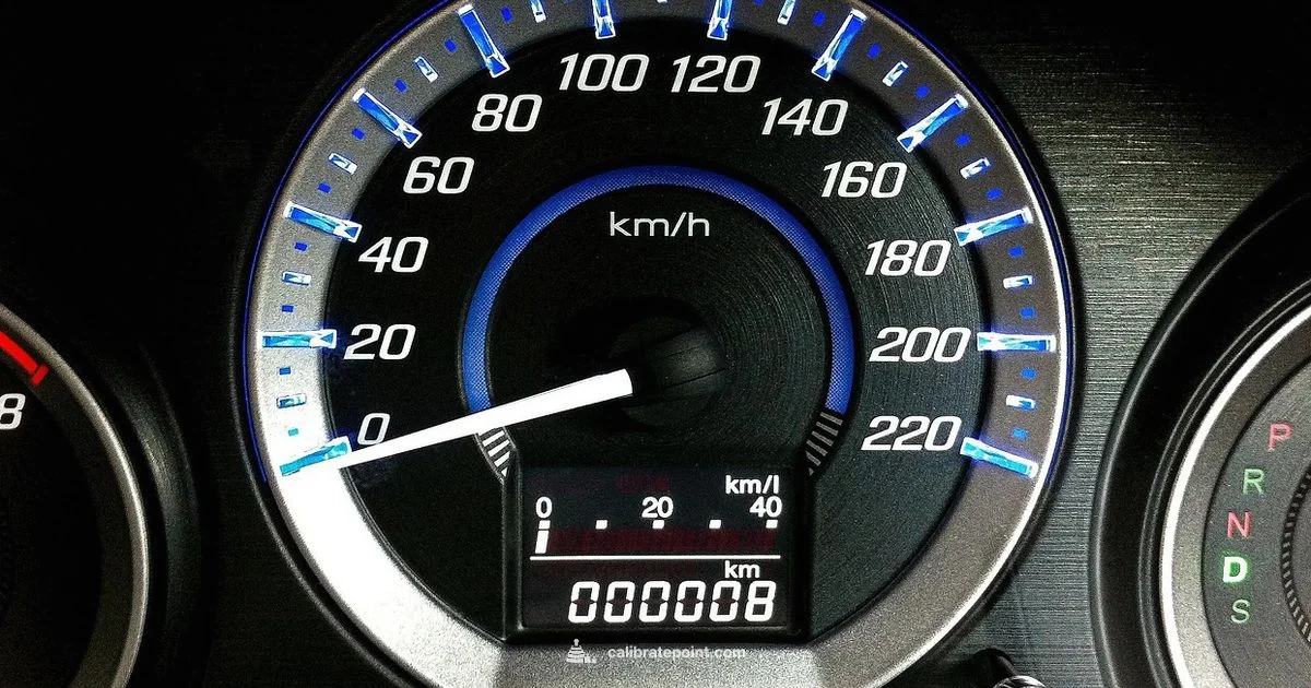 Speedometer Calibration - Calibrate Point
