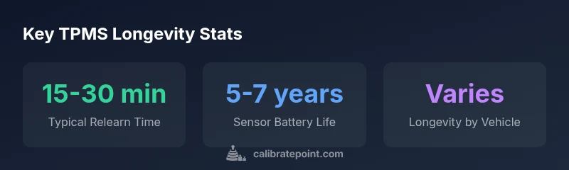 Infographic showing relearn time and sensor life